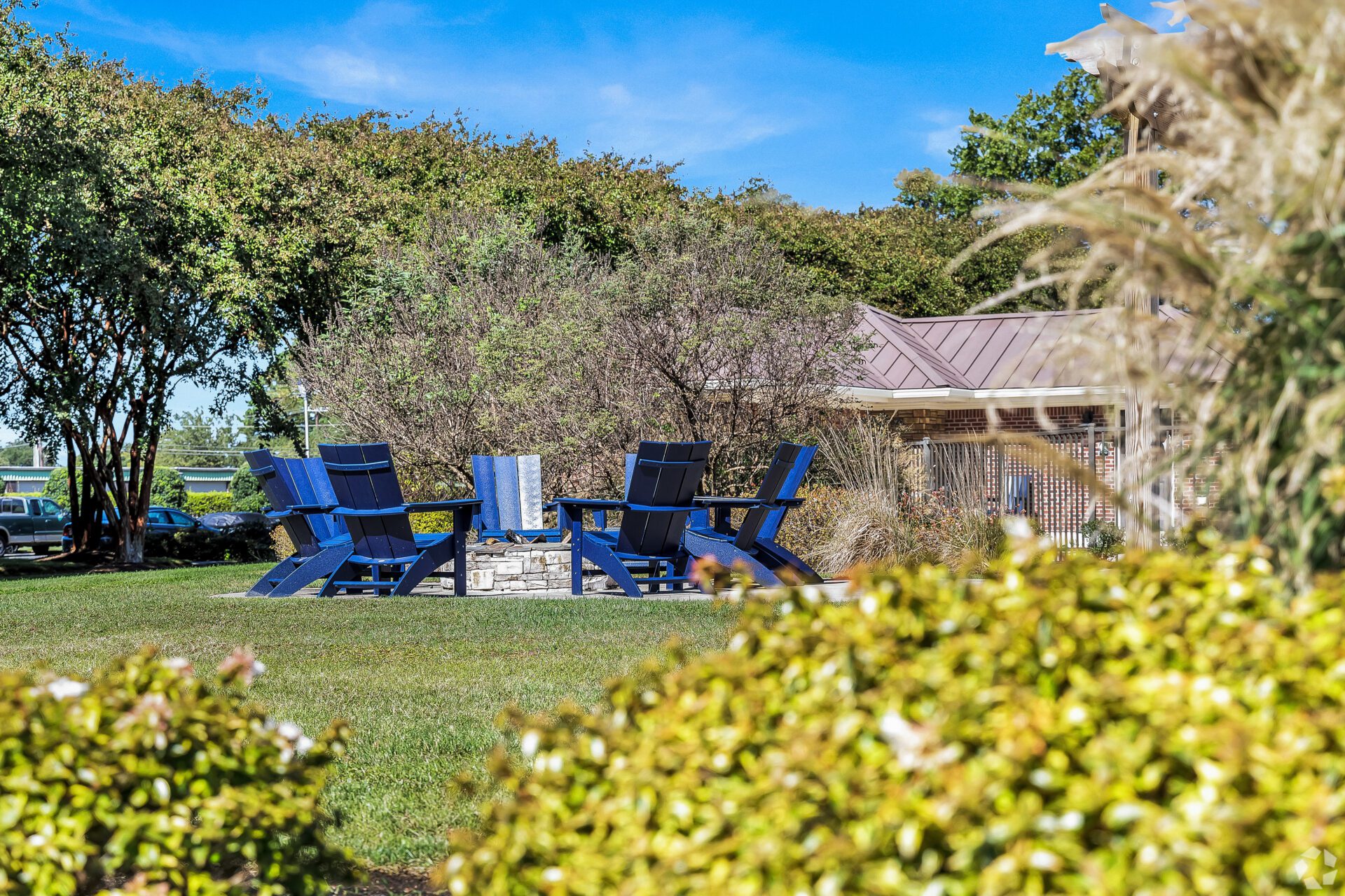 Peaceful Outdoor Seating Area
